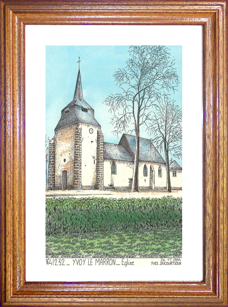 N 41232 - YVOY LE MARRON - église