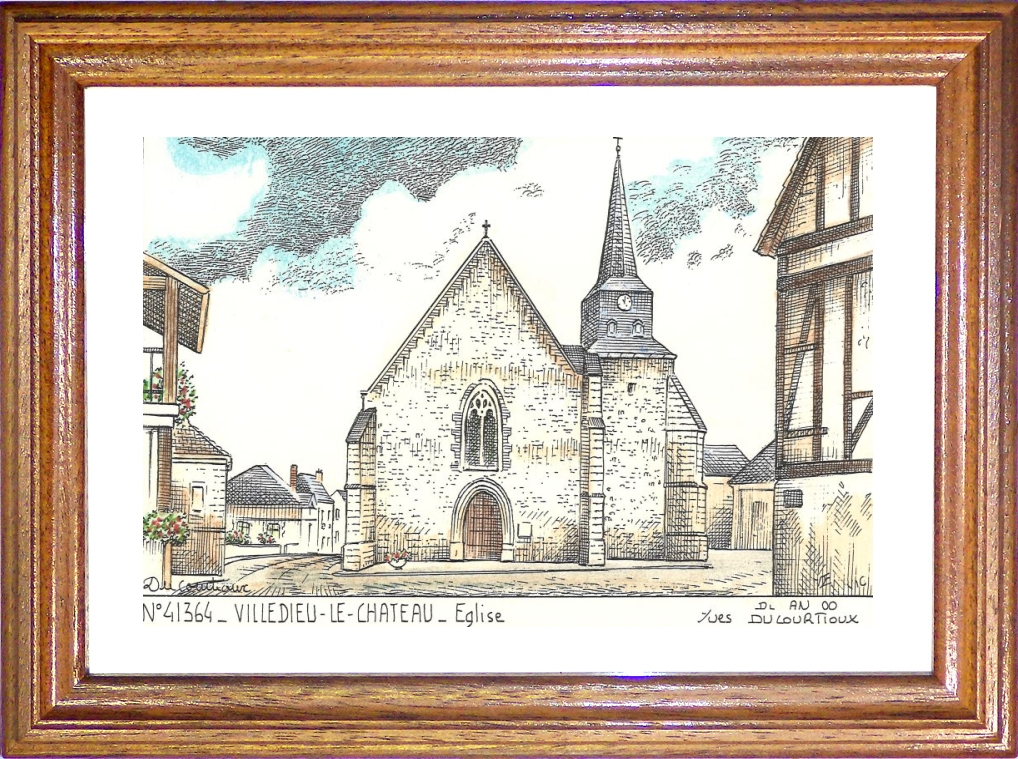N 41364 - VILLEDIEU LE CHATEAU - église