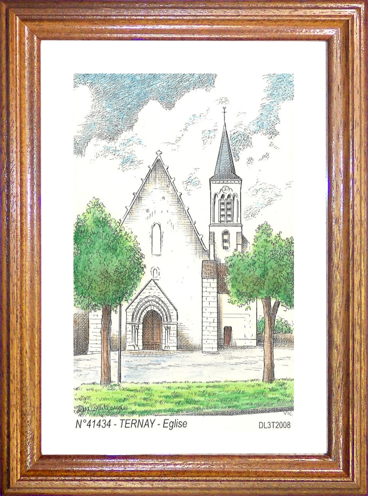 N 41434 - TERNAY - église