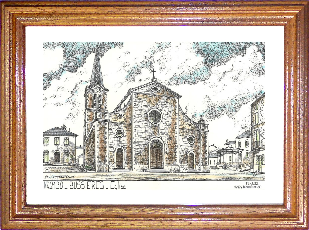 N 42130 - BUSSIERES - église
