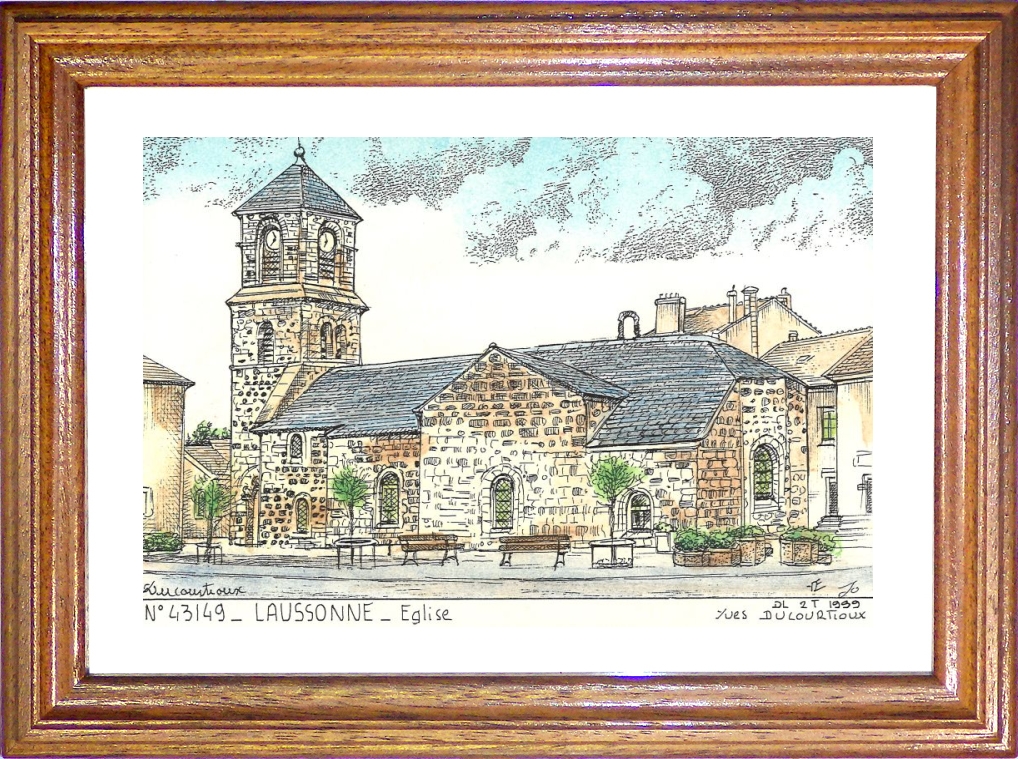 N 43149 - LAUSSONNE - glise