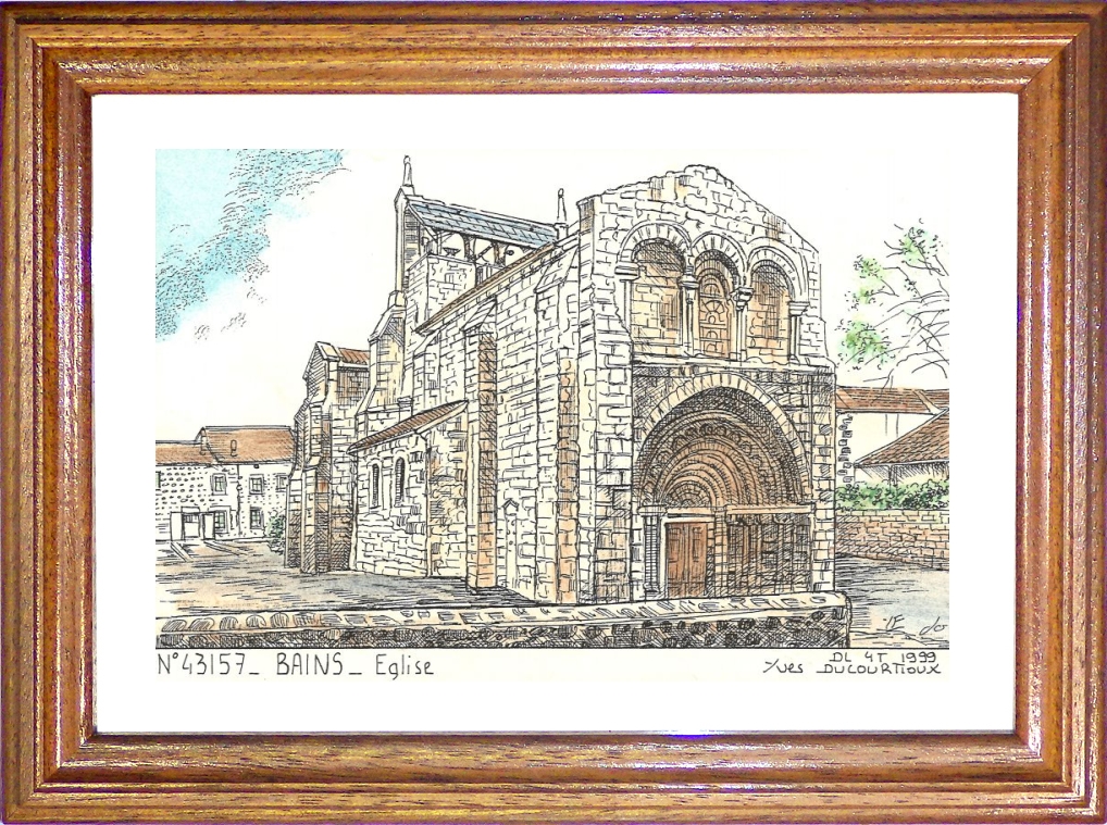 N 43157 - BAINS - église