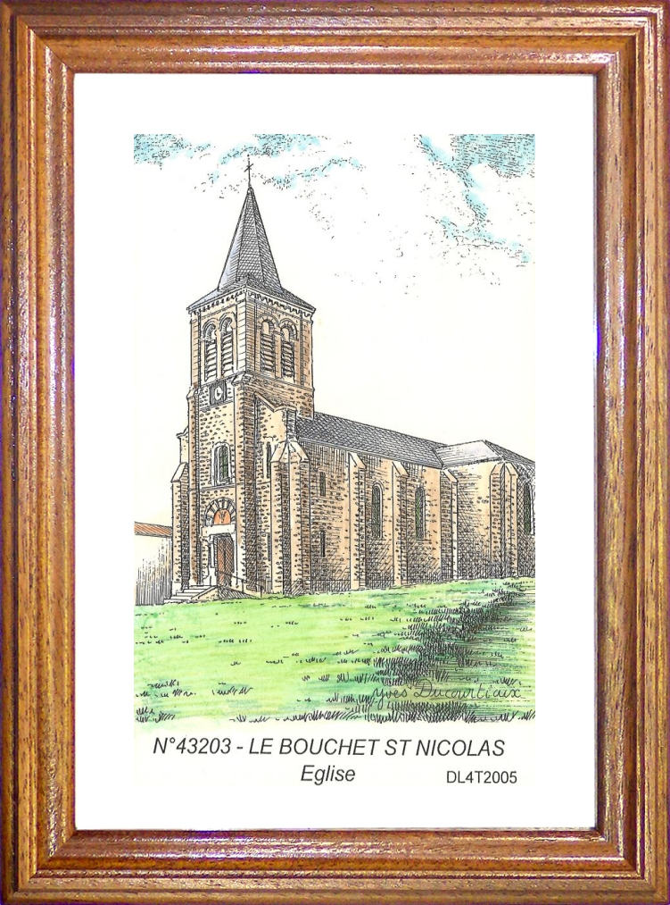 N 43203 - LE BOUCHET ST NICOLAS - église