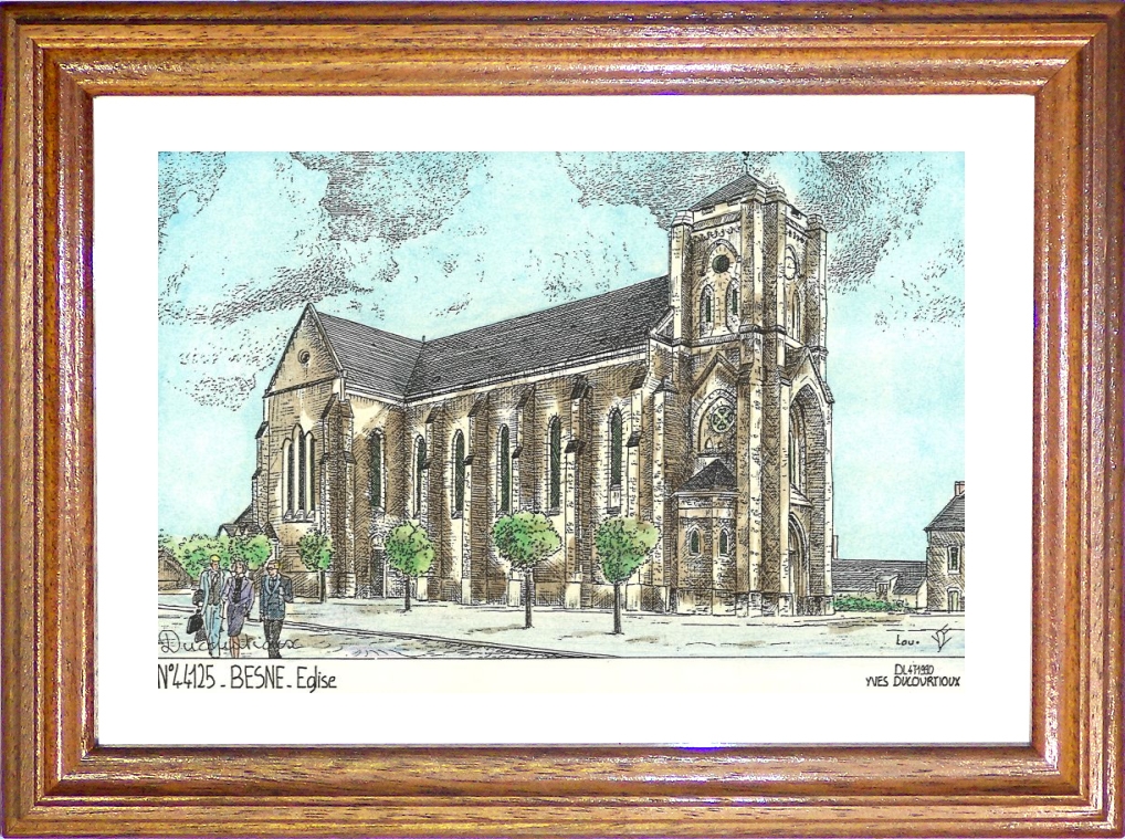 N 44125 - BESNE - église