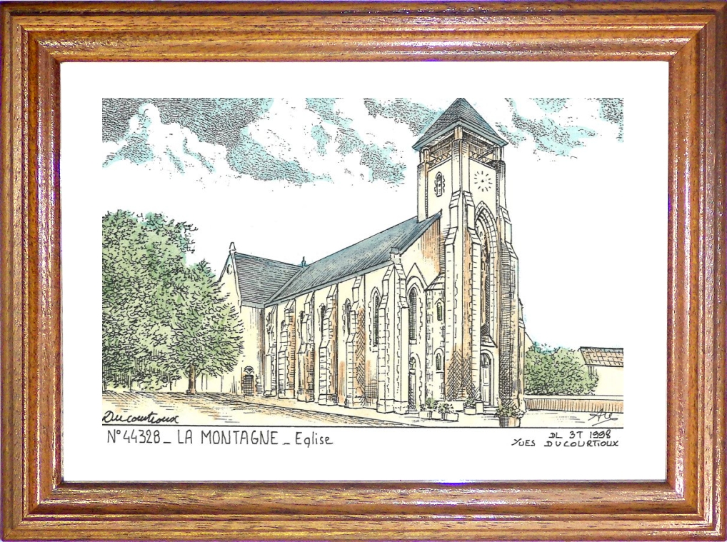 N 44328 - LA MONTAGNE - église