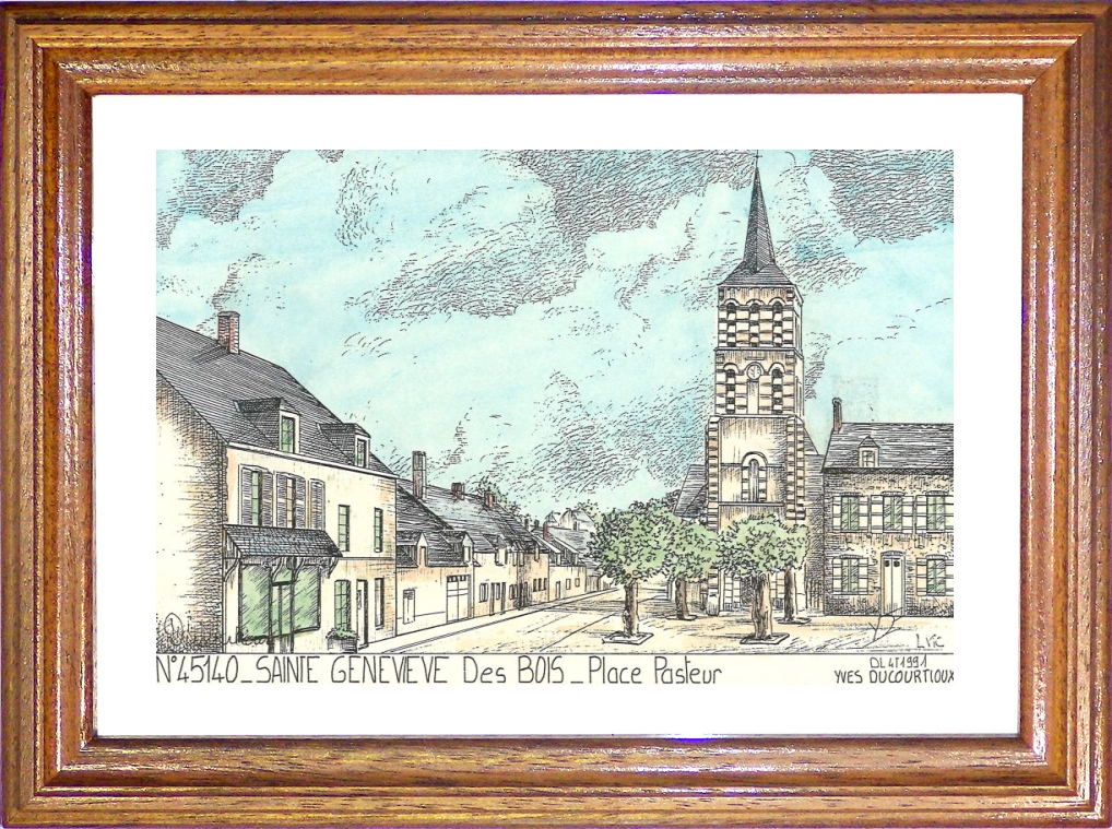 N 45140 - STE GENEVIEVE DES BOIS - place pasteur