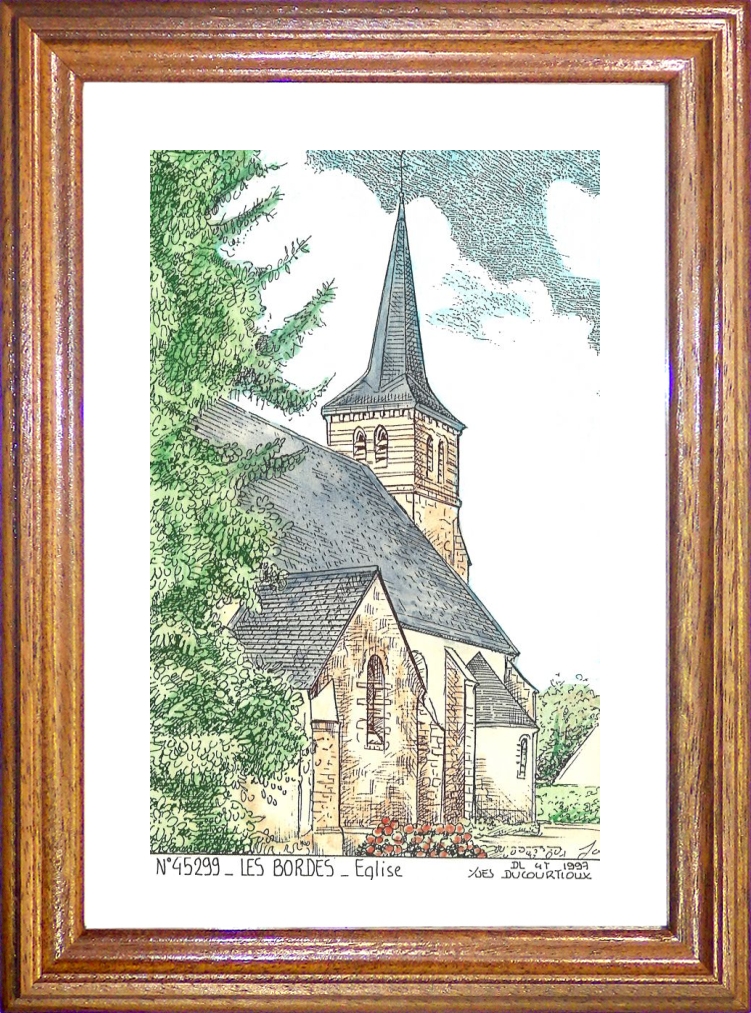 N 45299 - LES BORDES - église