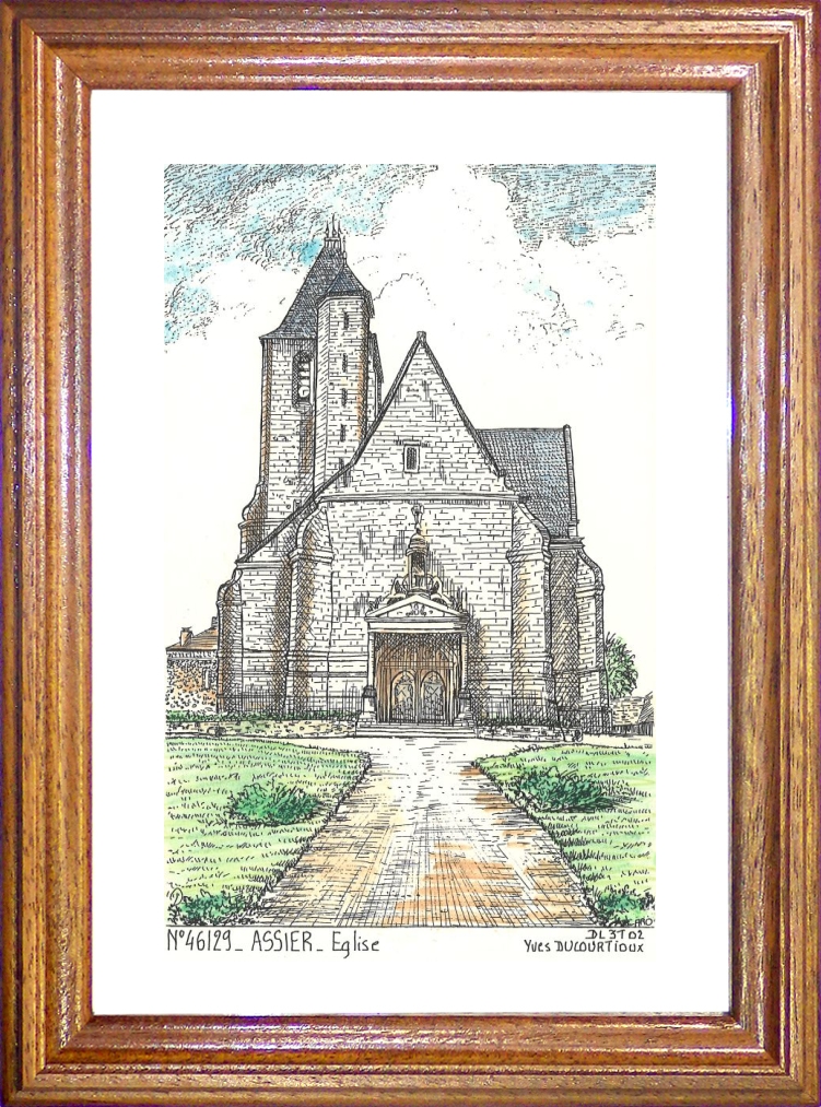 N 46129 - ASSIER - glise