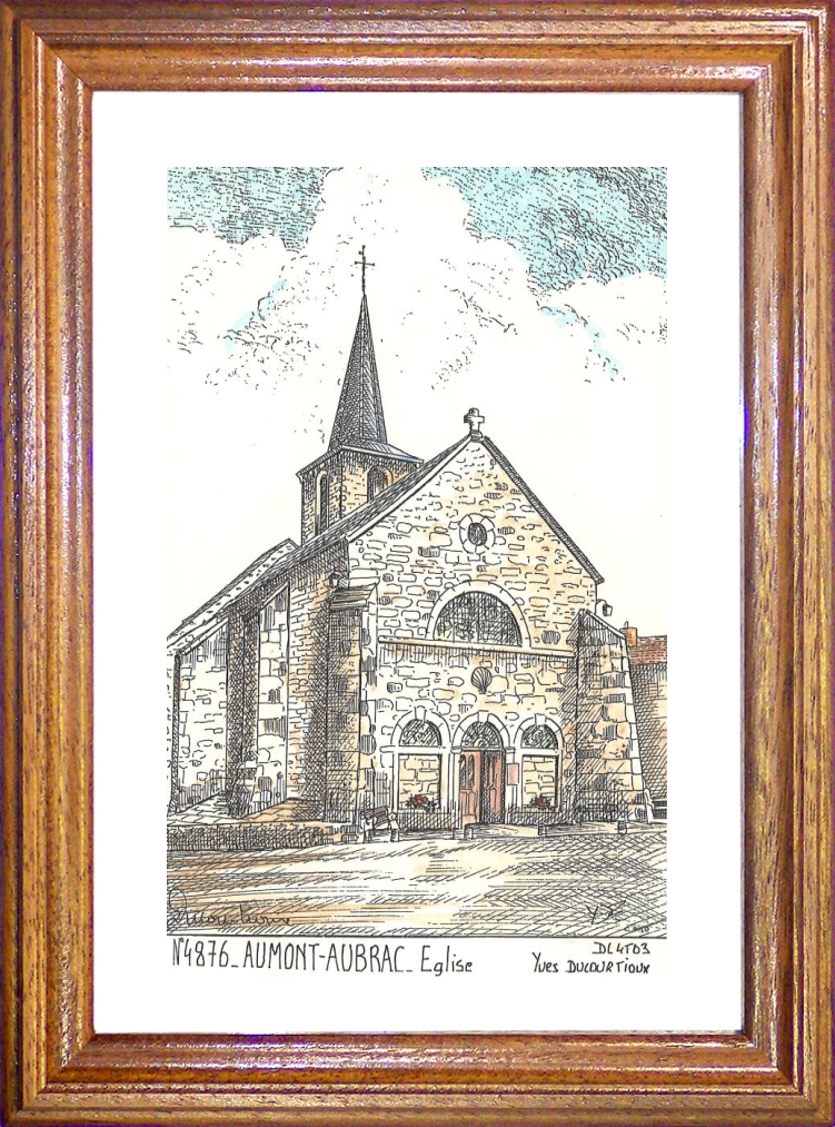 N 48076 - AUMONT AUBRAC - glise