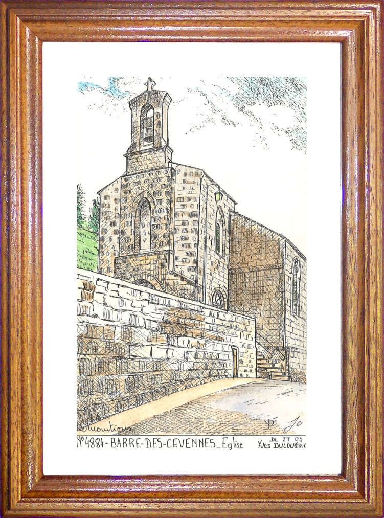 N 48084 - BARRE DES CEVENNES - église