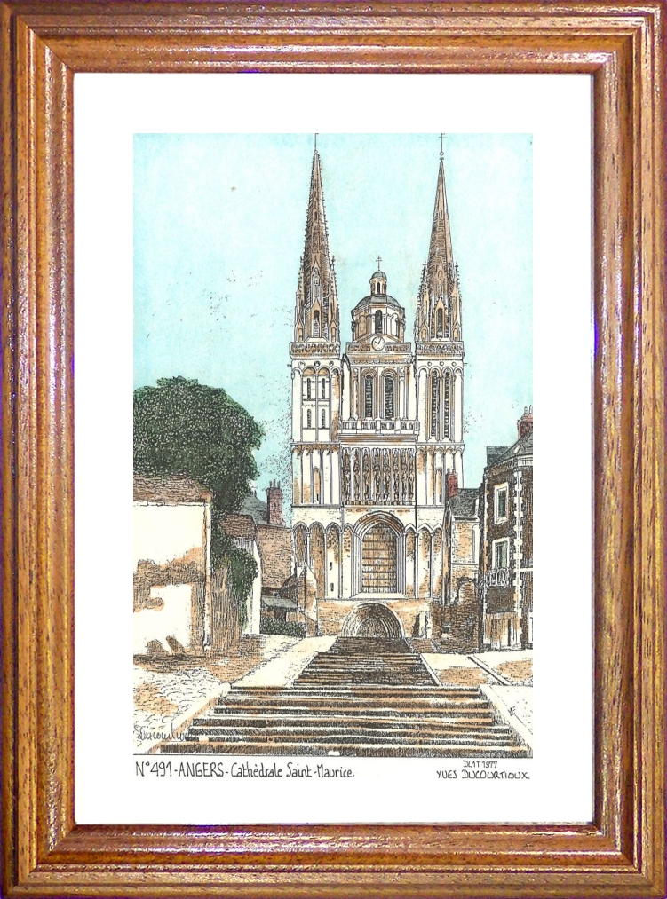 N 49001 - ANGERS - cathdrale st maurice