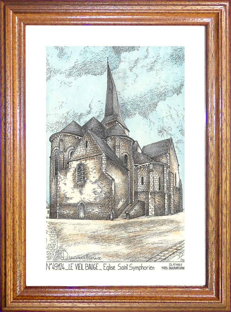 N 49124 - LE VIEIL BAUGE - église st symphorien