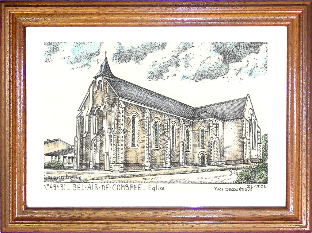 N 49431 - COMBREE - église de bel air
