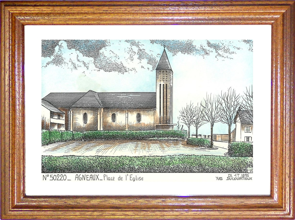 N 50220 - AGNEAUX - place de l église
