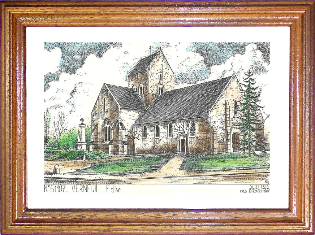 N 51107 - VERNEUIL - église