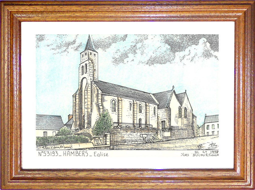 N 53193 - HAMBERS - église