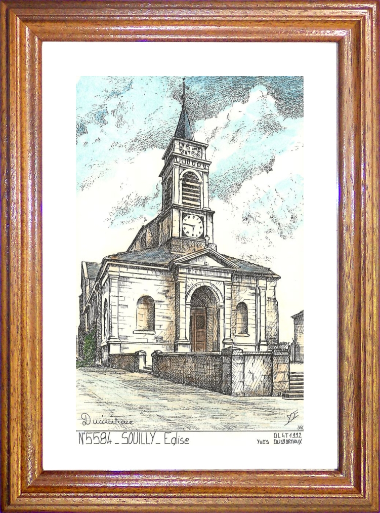 N 55084 - SOUILLY - église