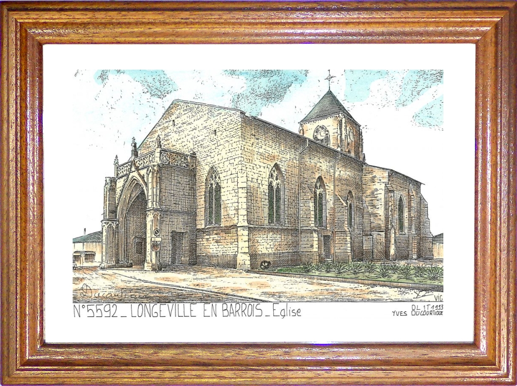 N 55092 - LONGEVILLE EN BARROIS - église