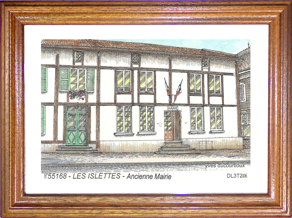 N 55168 - LES ISLETTES - ancienne mairie