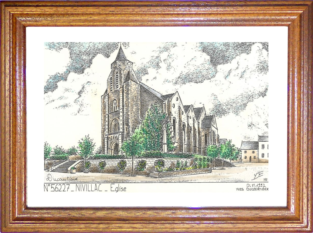 N 56227 - NIVILLAC - église