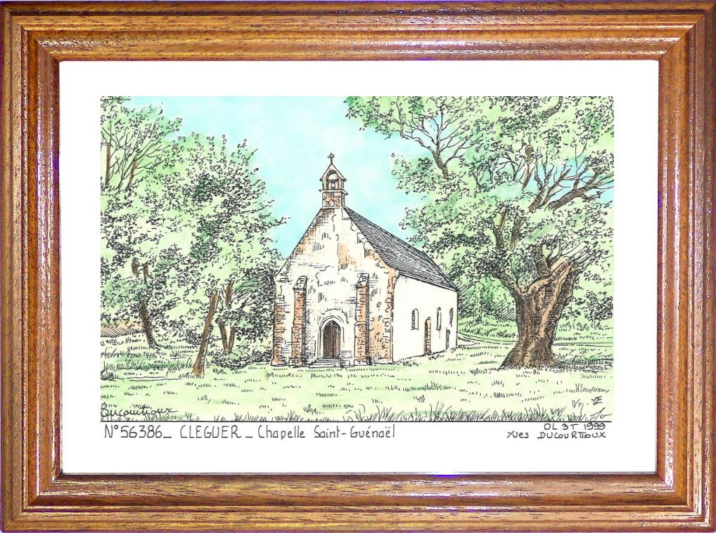 N 56386 - CLEGUER - chapelle st guénaël