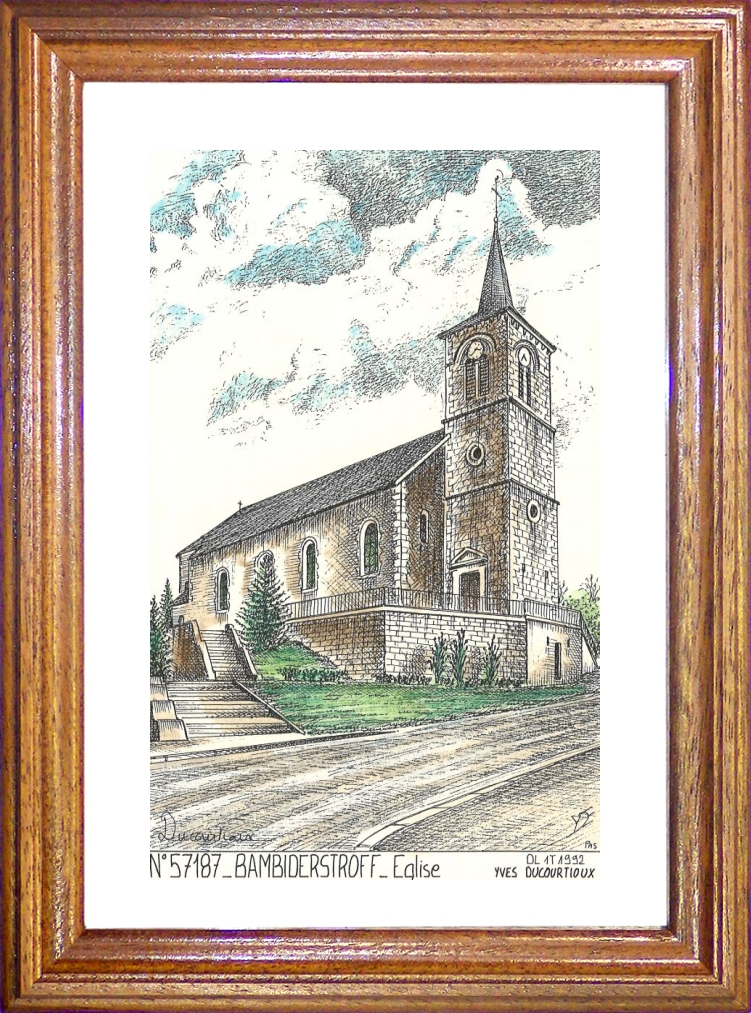 N 57187 - BAMBIDERSTROFF - église