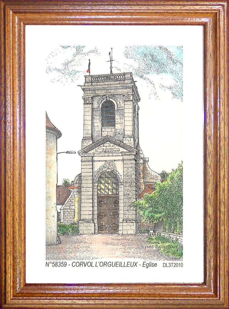 N 58359 - CORVOL L ORGUEILLEUX - église
