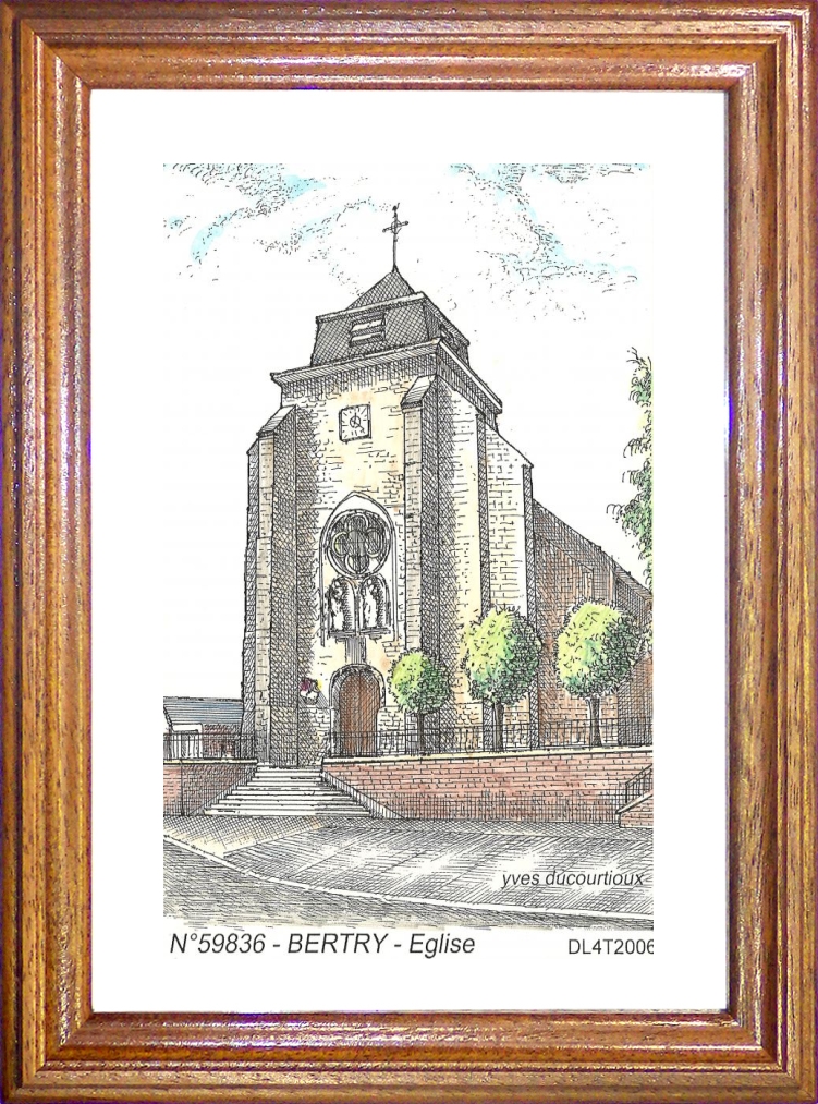 N 59836 - BERTRY - église