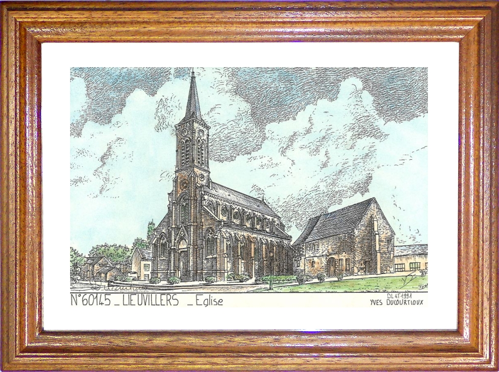N 60145 - LIEUVILLERS - église