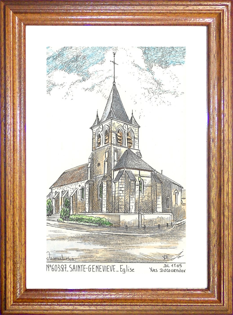 N 60387 - STE GENEVIEVE - église