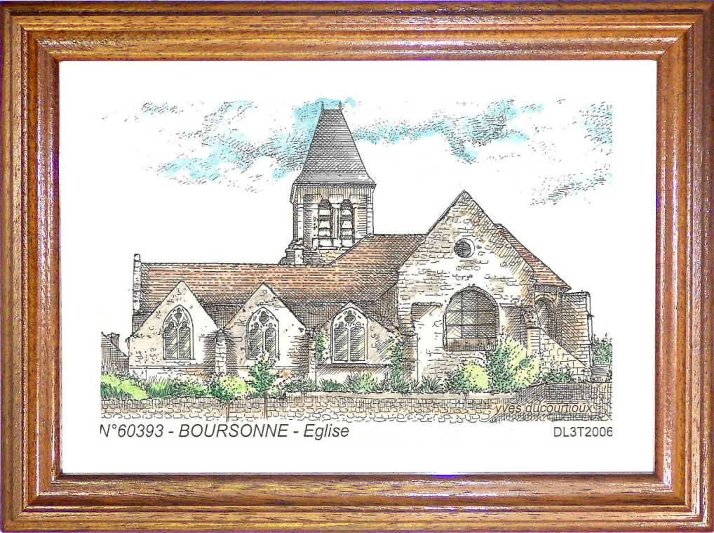 N 60393 - BOURSONNE - église