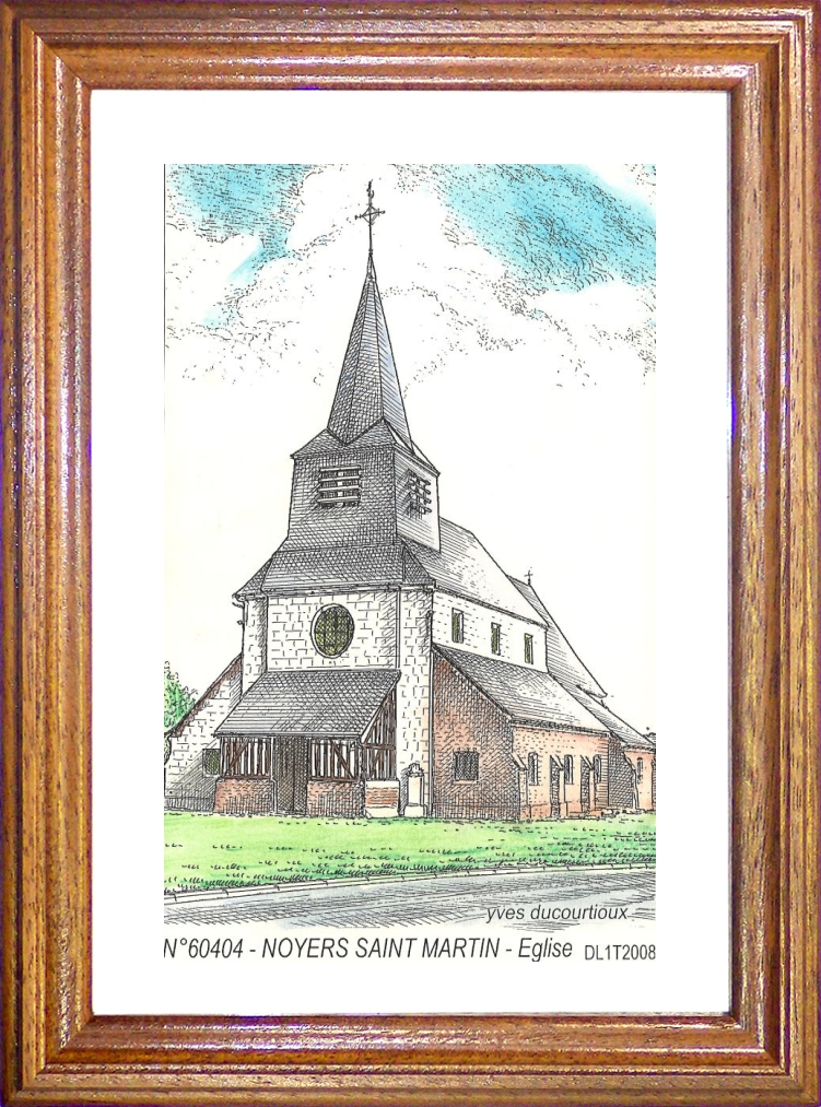 N 60404 - NOYERS ST MARTIN - église
