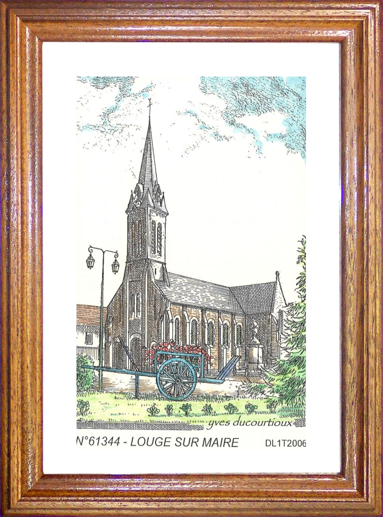 N 61344 - LOUGE SUR MAIRE - église