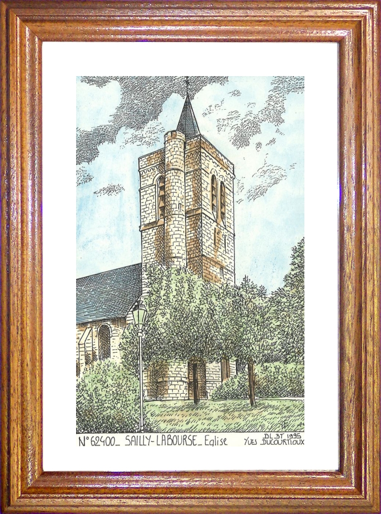 N 62400 - SAILLY LABOURSE - église