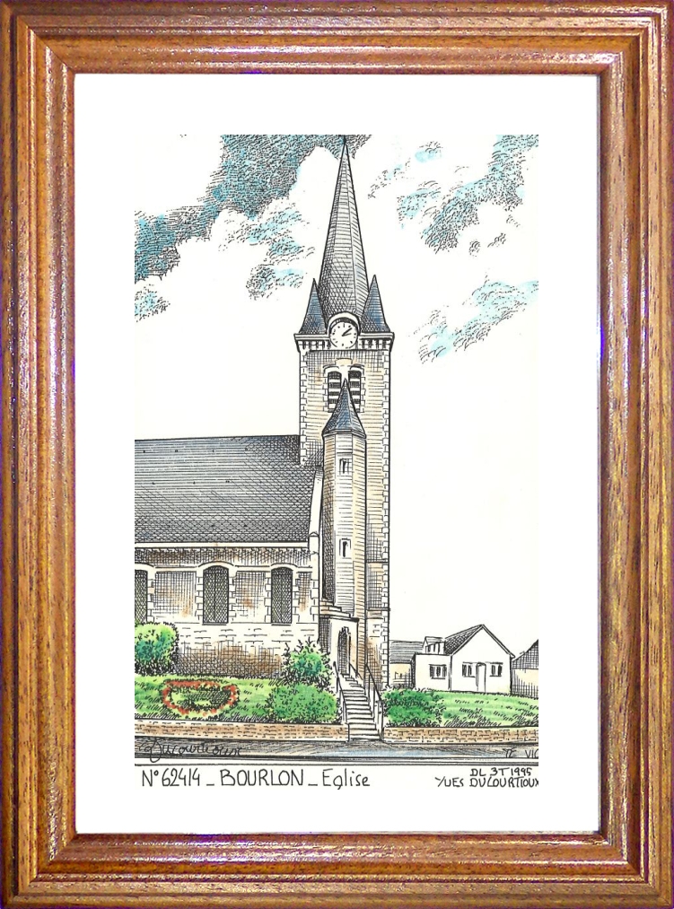 N 62414 - BOURLON - église