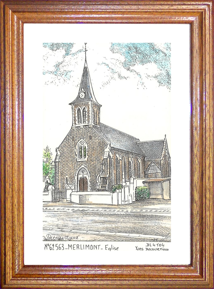 N 62563 - MERLIMONT - église