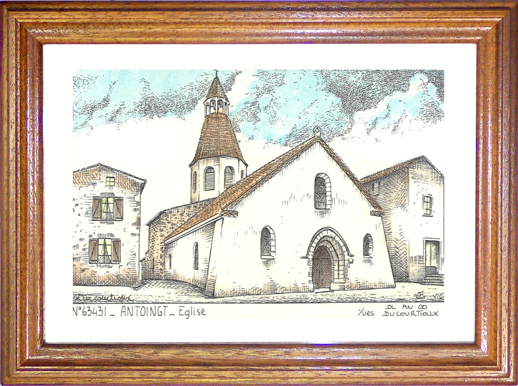 N 63431 - ANTOINGT - glise