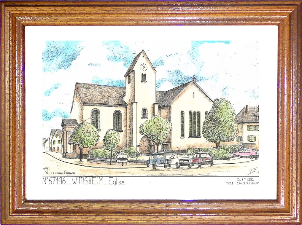 N 67196 - WITTISHEIM - église