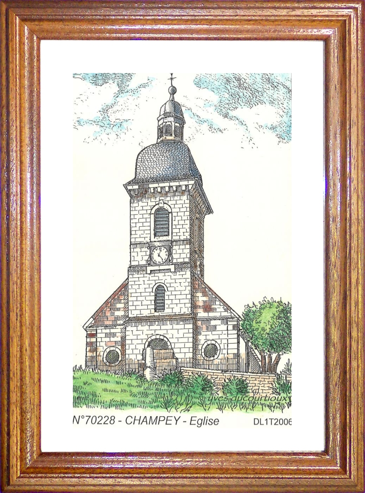 N 70228 - CHAMPEY - église