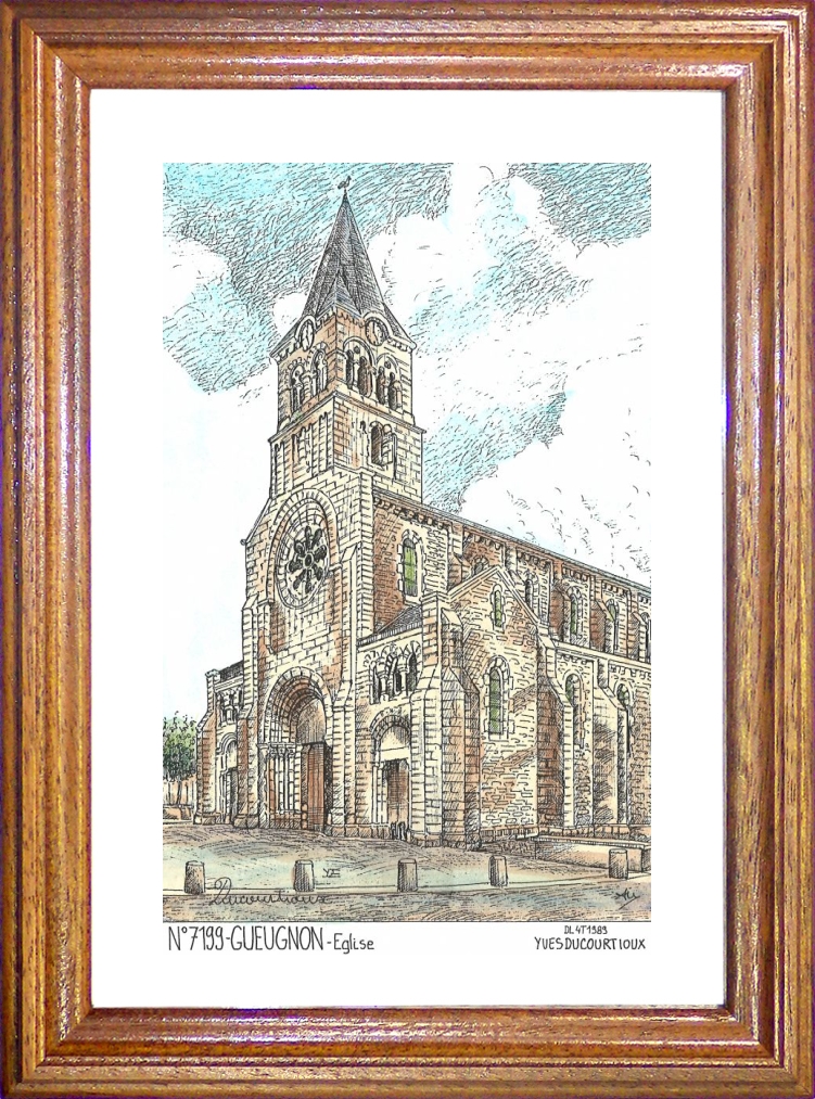 N 71099 - GUEUGNON - église