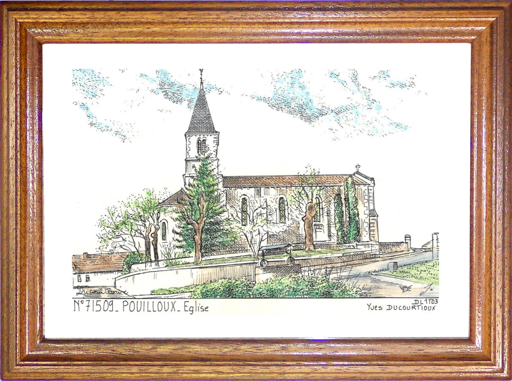 N 71509 - POUILLOUX - église