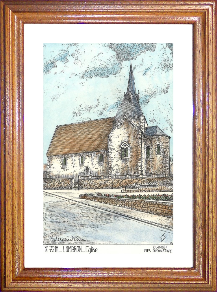 N 72111 - LOMBRON - église