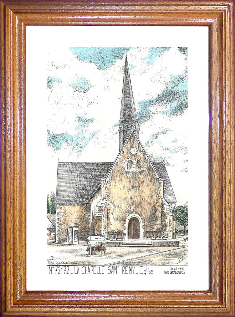 N 72172 - LA CHAPELLE ST REMY - église