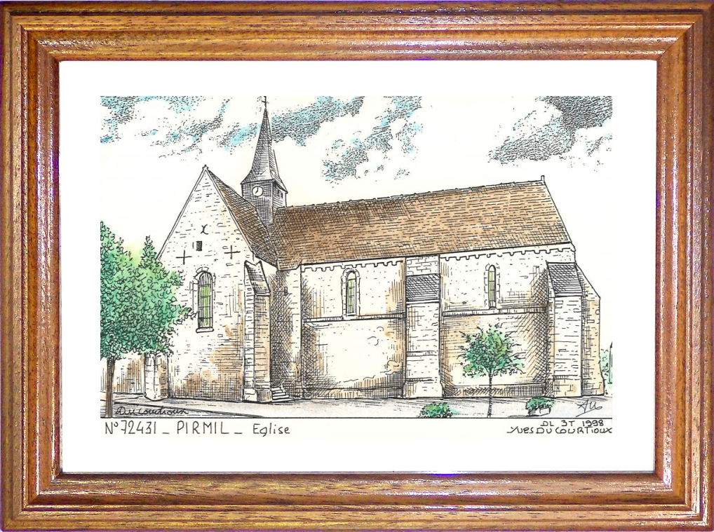 N 72431 - PIRMIL - église