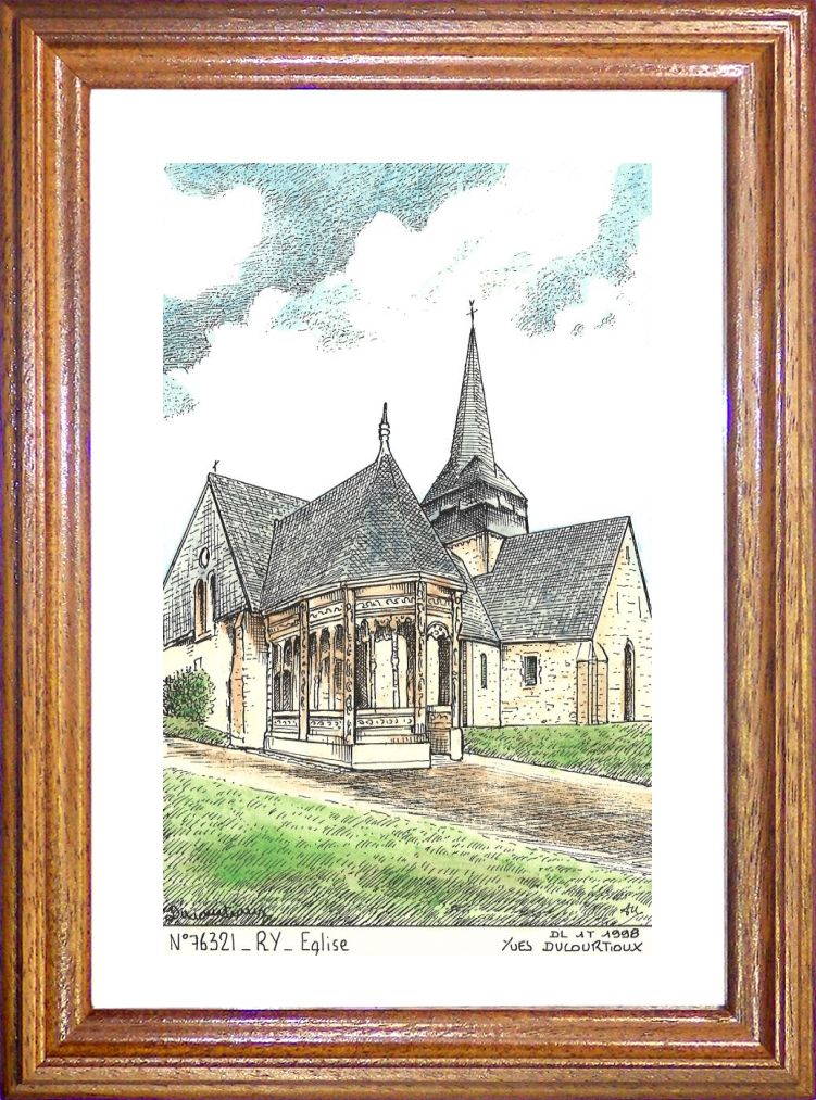 N 76321 - RY - église