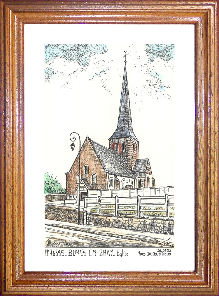 N 76395 - BURES EN BRAY - église