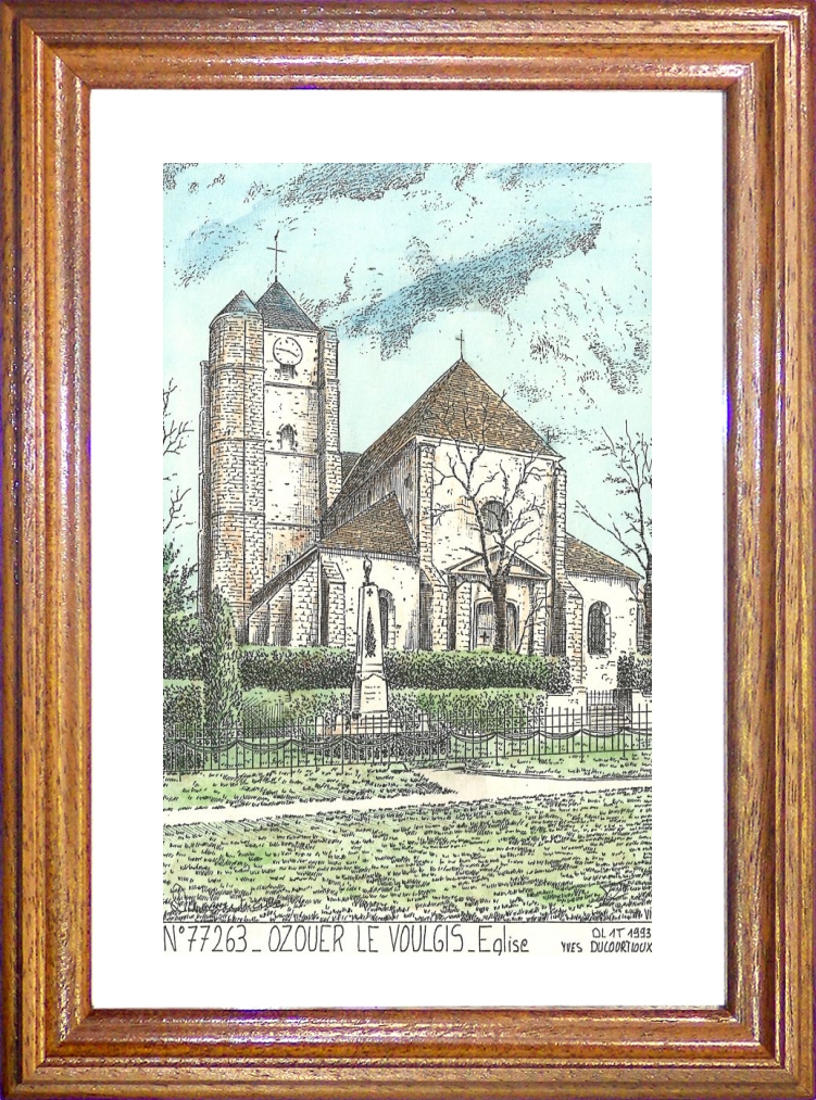 N 77263 - OZOUER LE VOULGIS - église