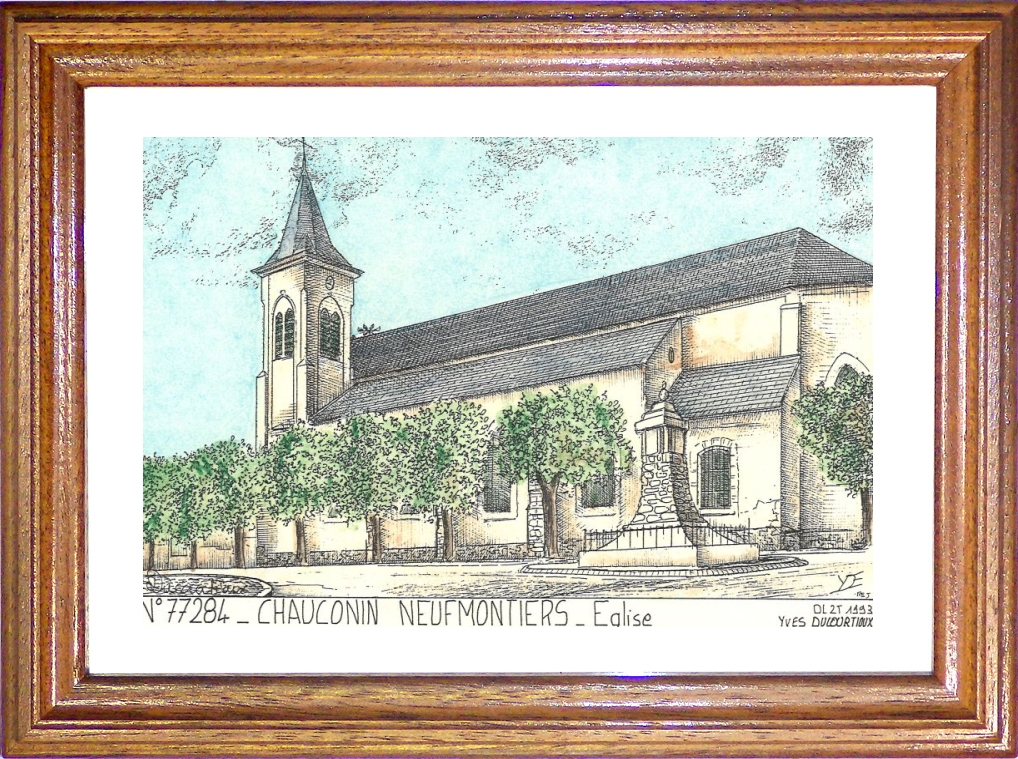 N 77284 - CHAUCONIN NEUFMONTIERS - église