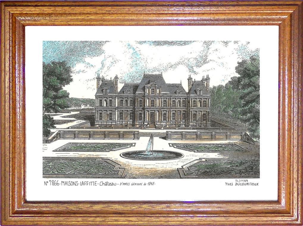 N 78066 - MAISONS LAFFITTE - château (d'aprs gravure ancienne)