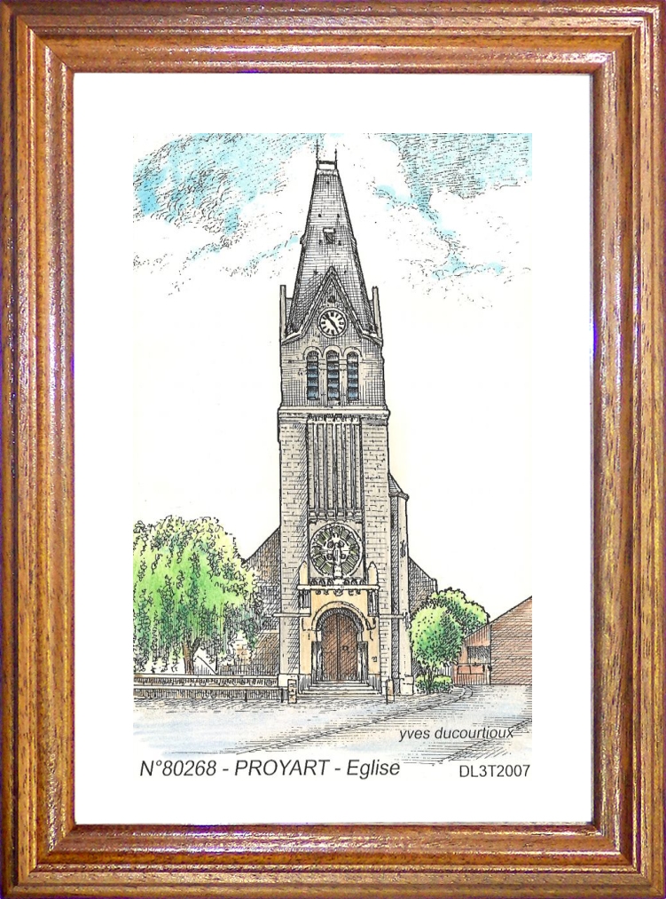 N 80268 - PROYART - église
